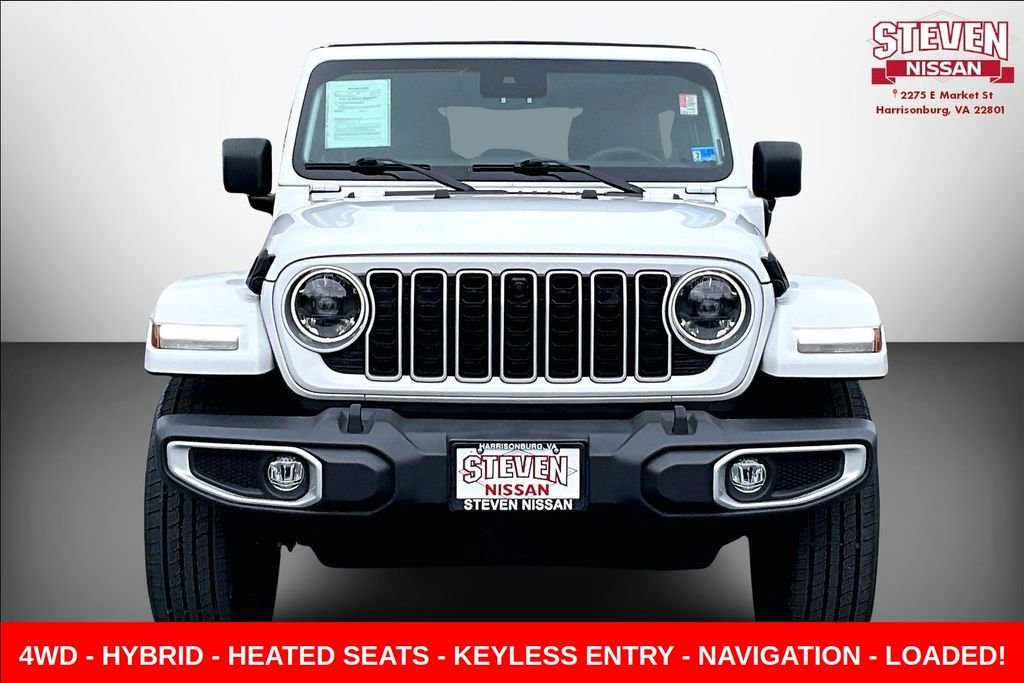 Used 2024 Jeep Wrangler 4xe Sahara 4XE with VIN 1C4RJXP64RW121308 for sale in Harrisonburg, VA