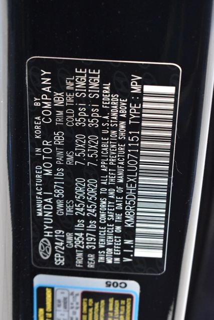 Used 2020 Black Hyundai Limited image 29