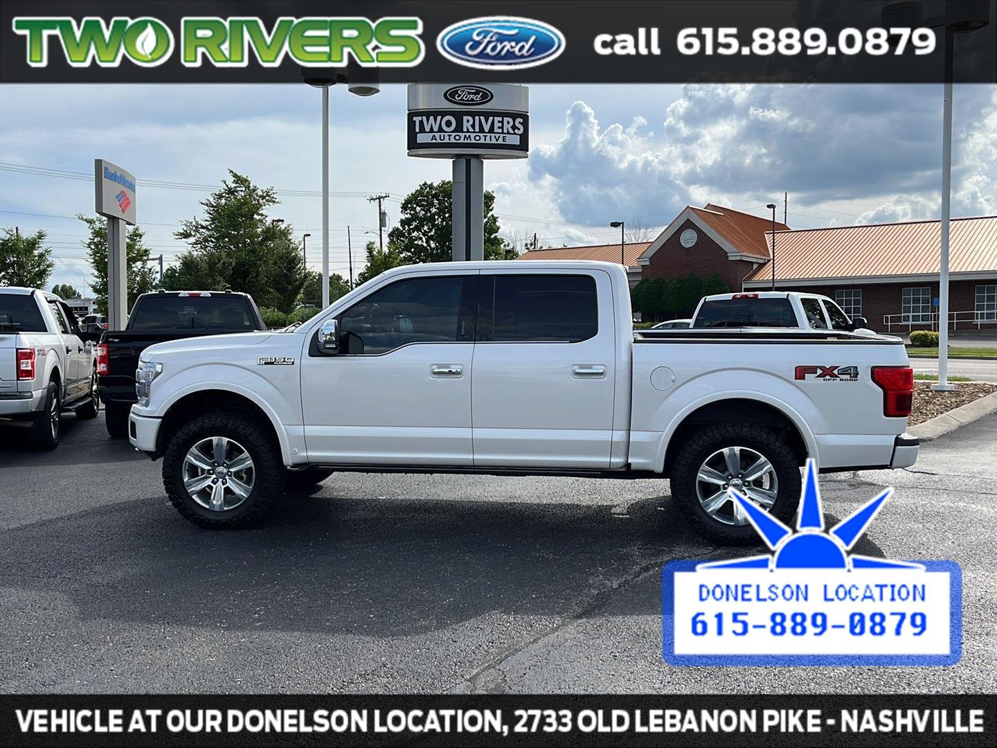 Used 2018 White Platinum Tri-Coat Metallic Ford Platinum image 51