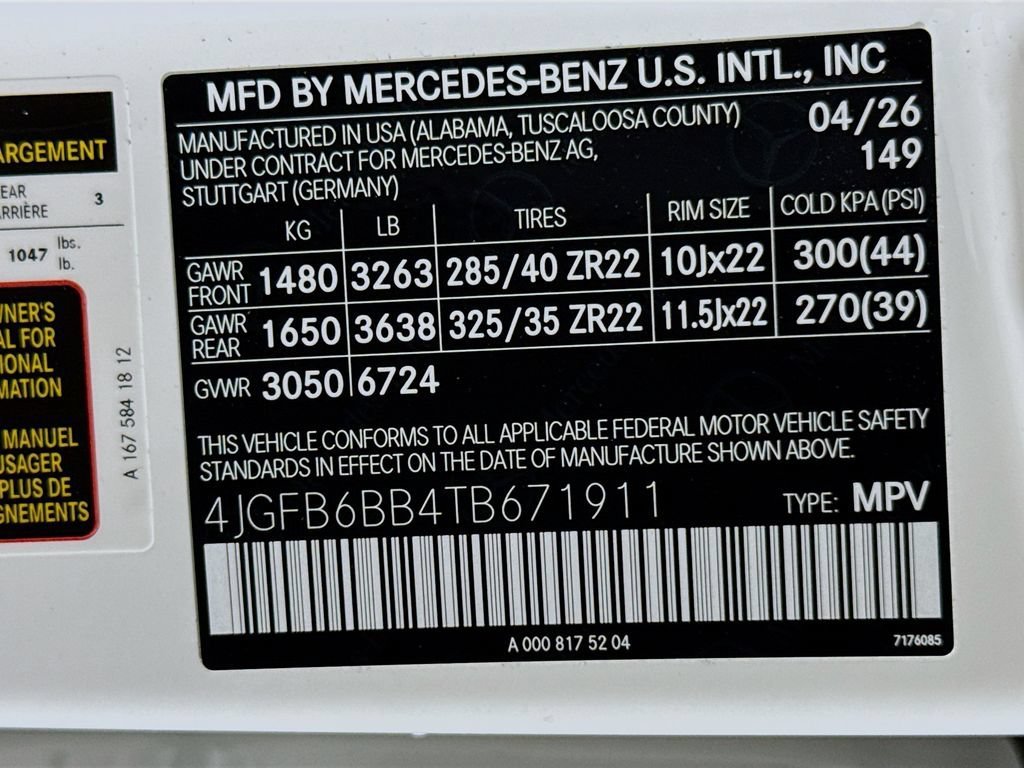 New 2026 Polar White Mercedes-Benz AMG® GLE 53 4MATIC+ SUV image 68