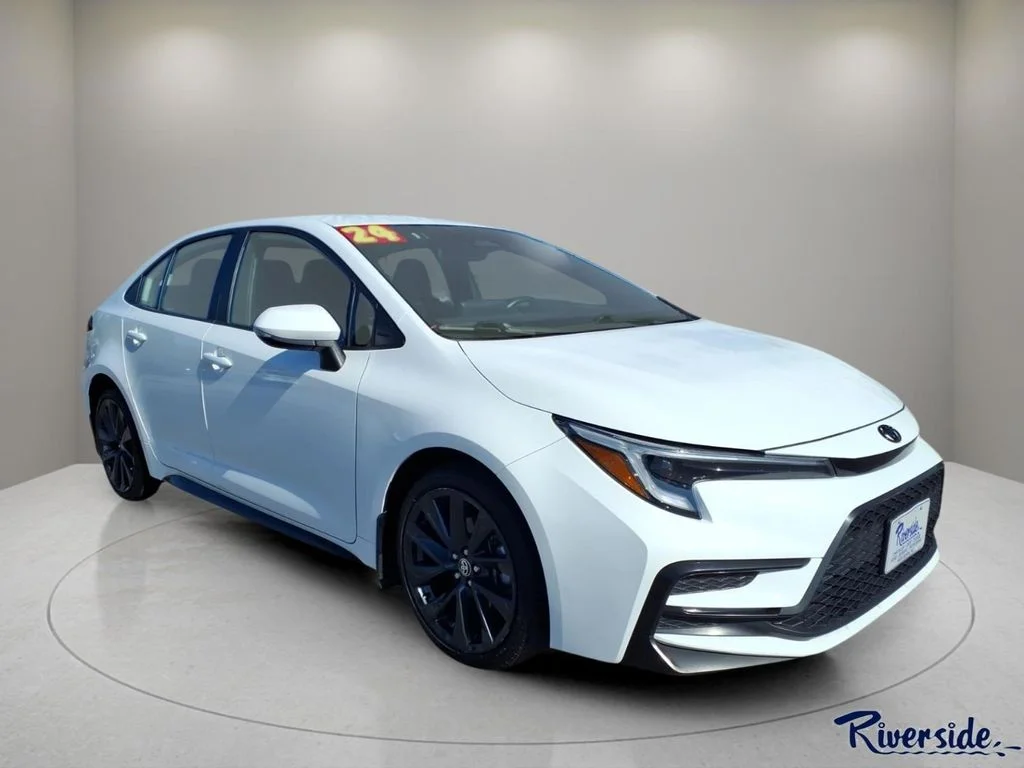 Used 2024 White Toyota SE image 1