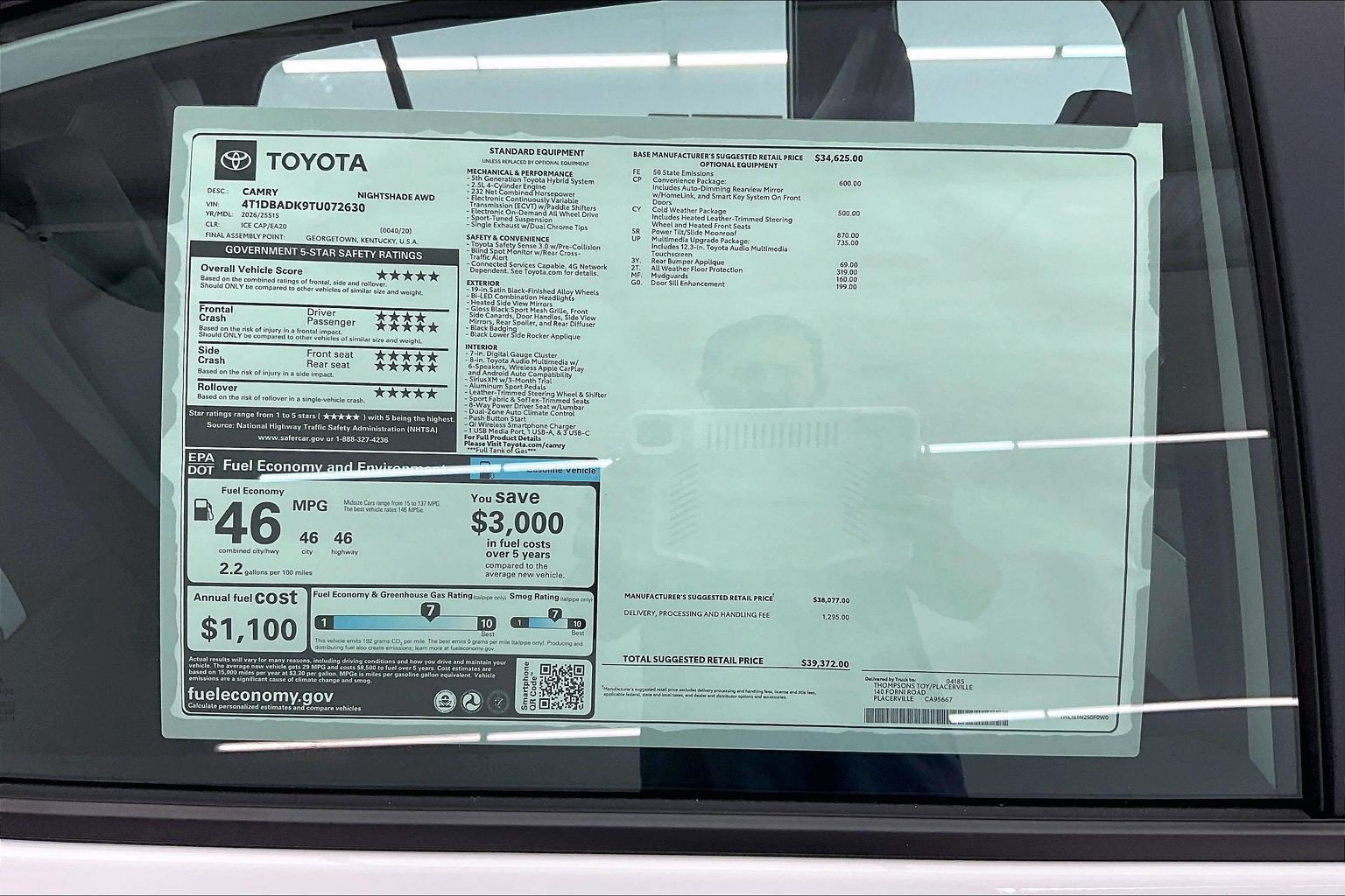New 2026 Ice Cap Toyota Nightshade AWD image 21