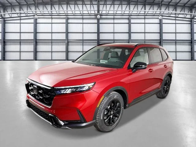 New 2027 Radiant Red Metallic Honda Sport-L Hybrid 2WD image 1