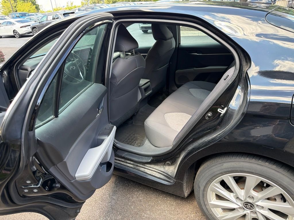 Used 2021 Midnight Black Metallic Toyota LE image 19