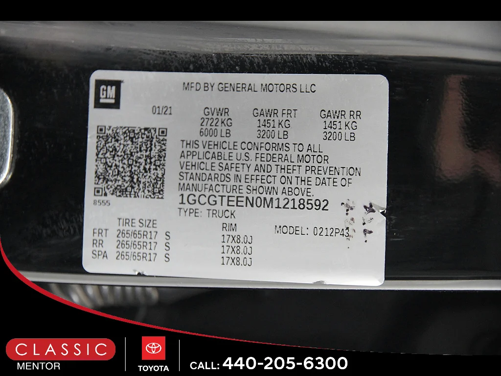 Used 2021 Black Chevrolet ZR2 image 24