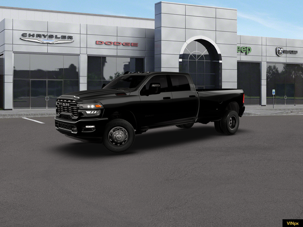 New 2026 Diamond Black Crystal Pearl-Coat Exterior Paint RAM Big Horn image 1