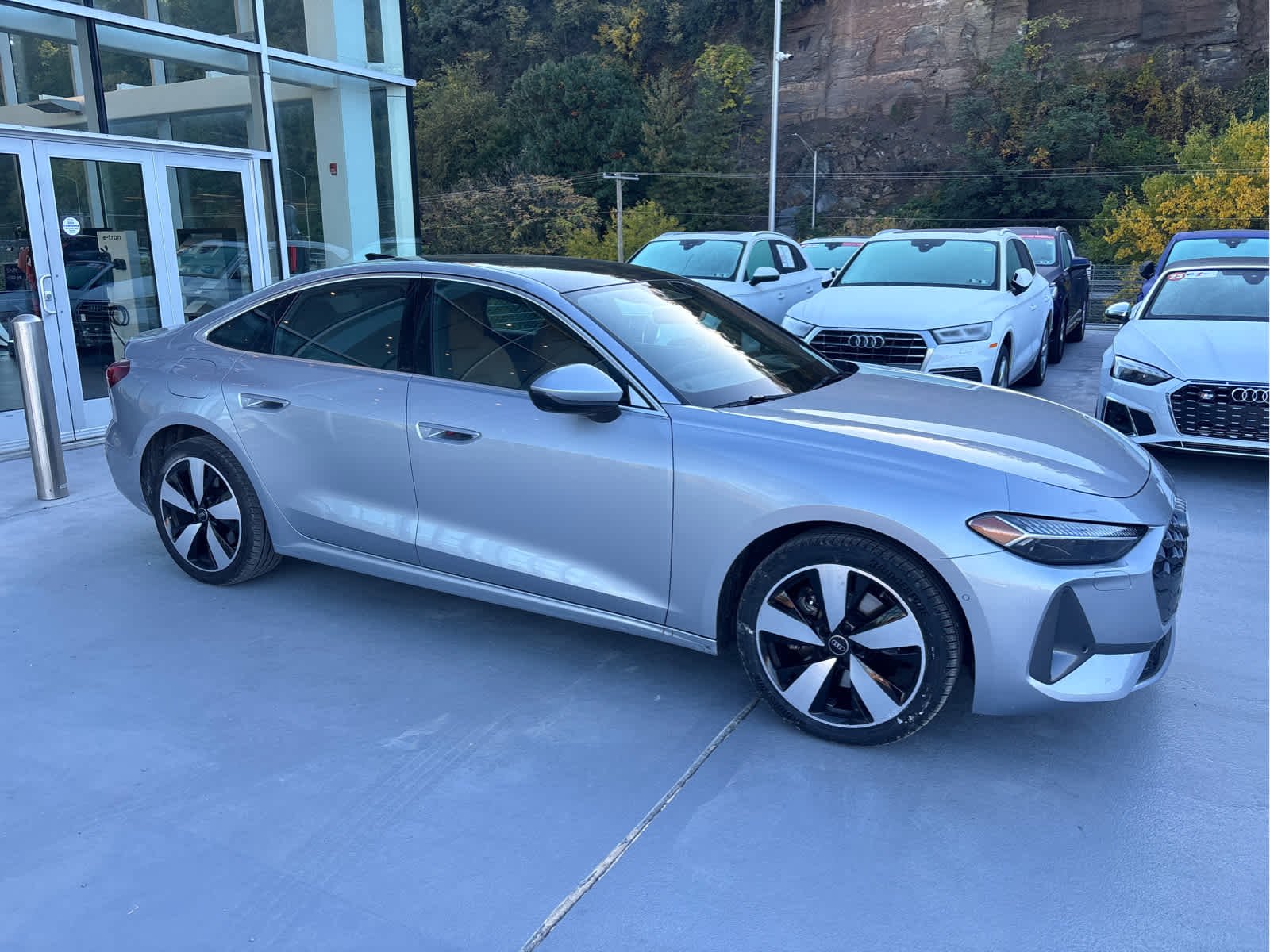 Certified Used 2025 Florett Silver Metallic Audi Premium Plus image 12