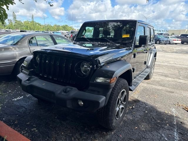 Used 2021 Black Jeep Unlimited Sport S image 3