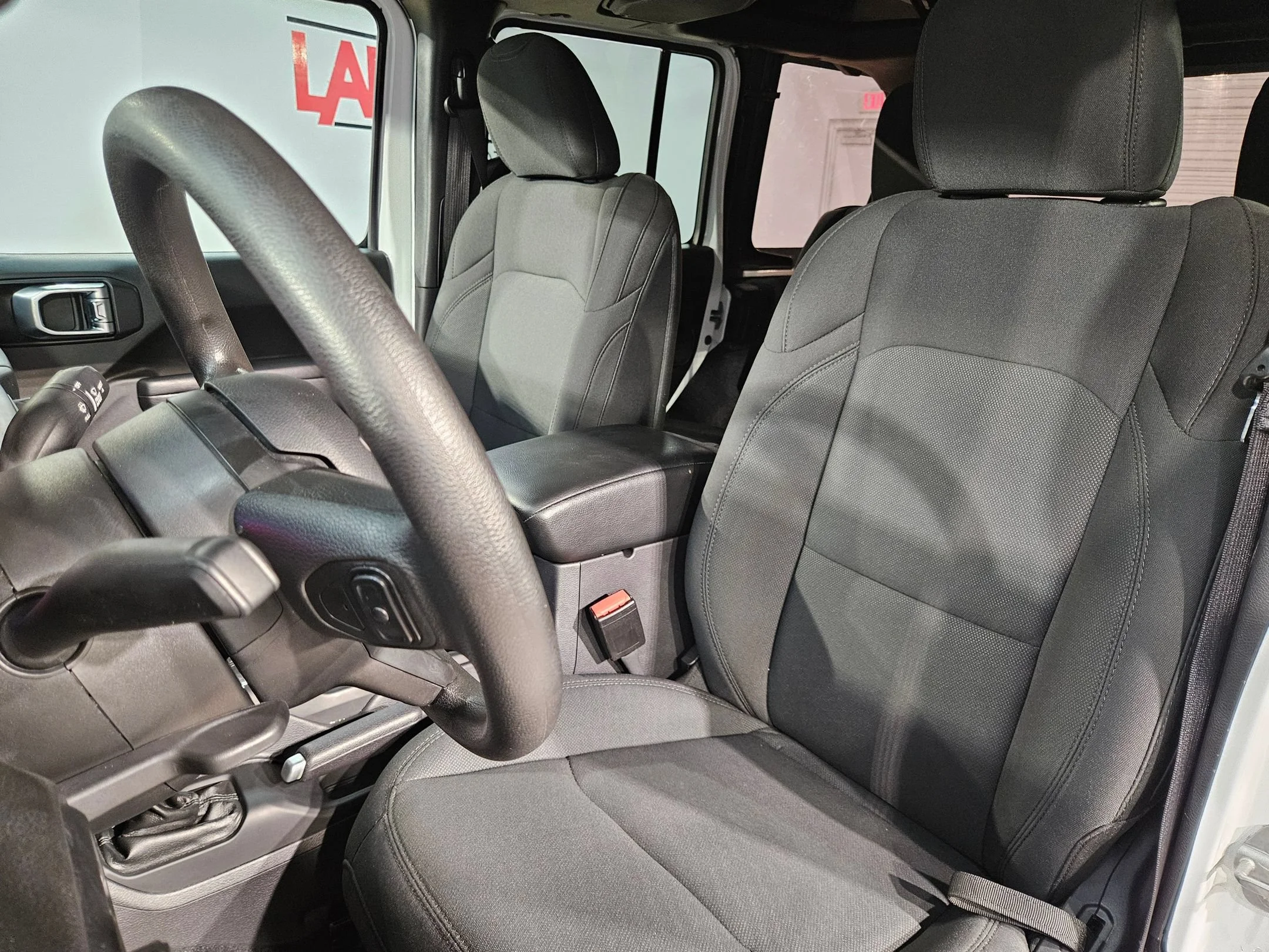 Used 2022 Bright White Clearcoat Jeep Unlimited Willys Sport image 22