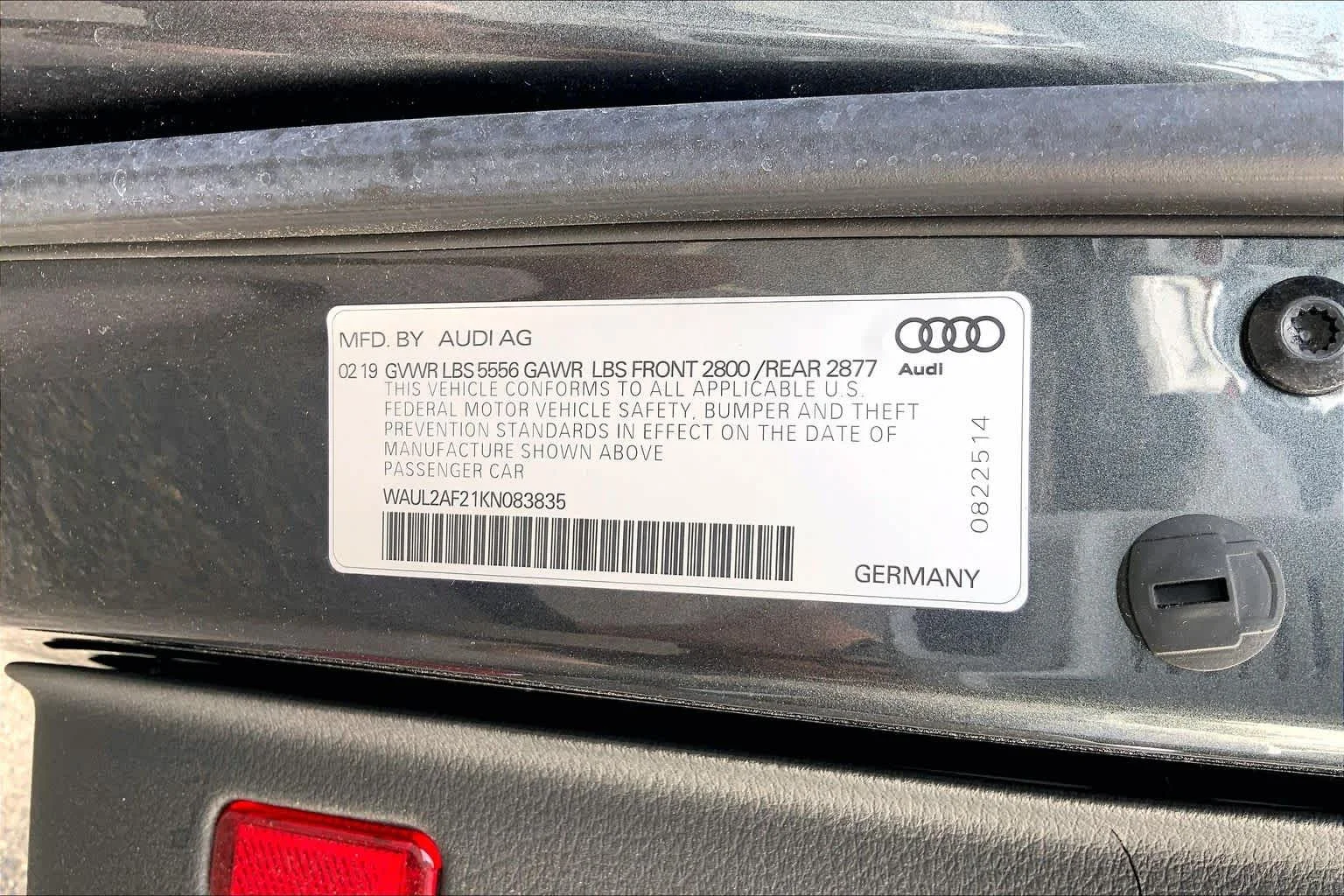 Used 2019 Daytona Gray Pearl Effect Audi Premium Plus image 37