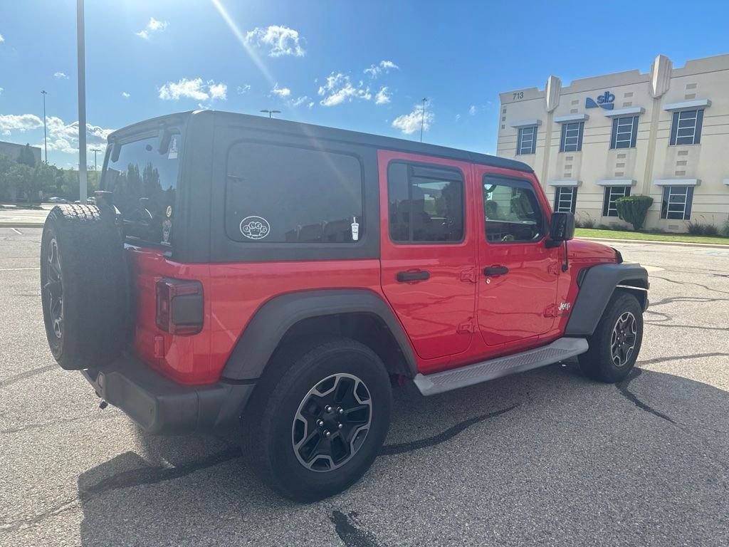Used 2018 Red Jeep Unlimited Sport S image 5