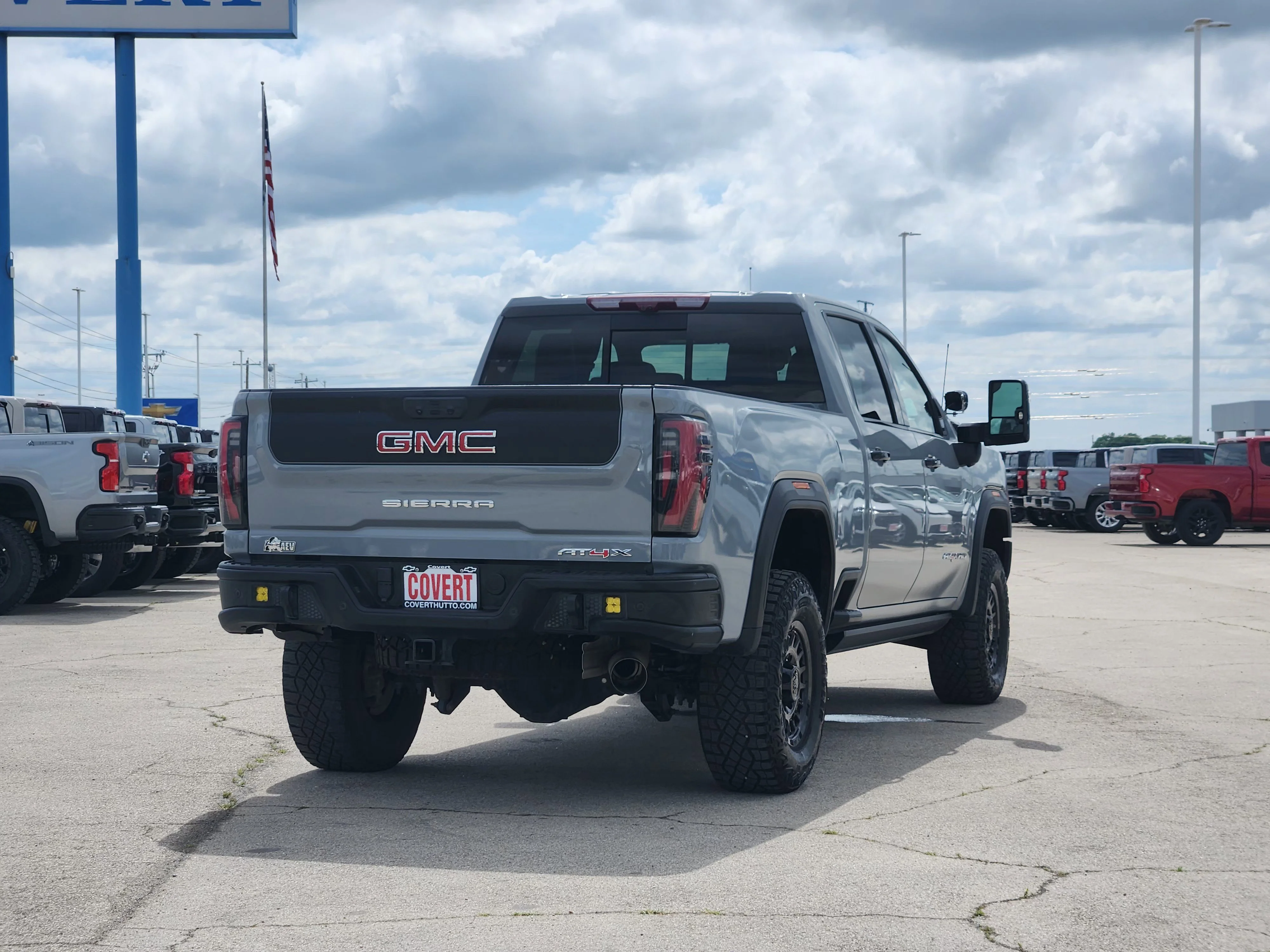 Used 2024 Thunderstorm Gray GMC AT4X AEV EDITION image 7