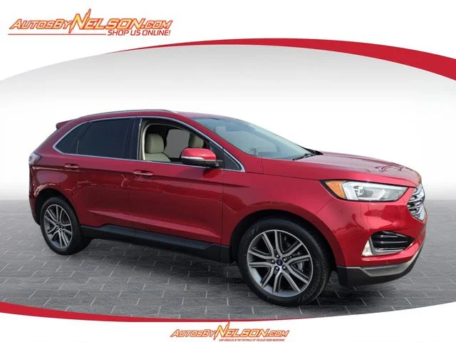 Used 2020 Red Ford Titanium image 1