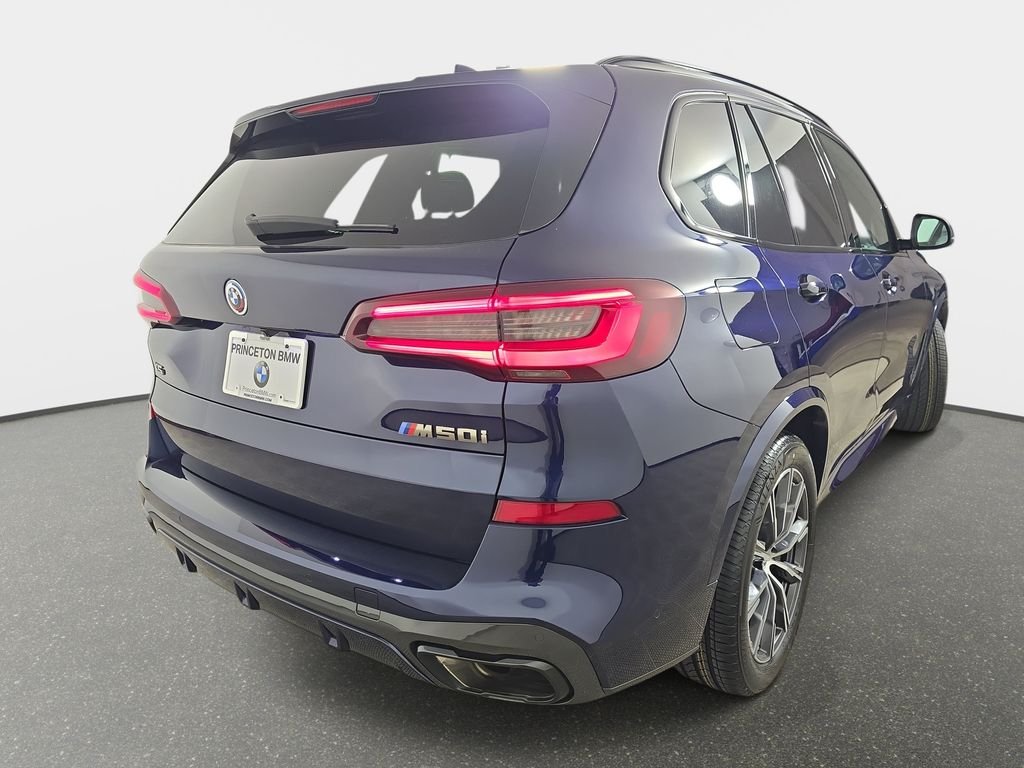 Used 2022 Tanzanite Blue II Metallic BMW M50i image 39