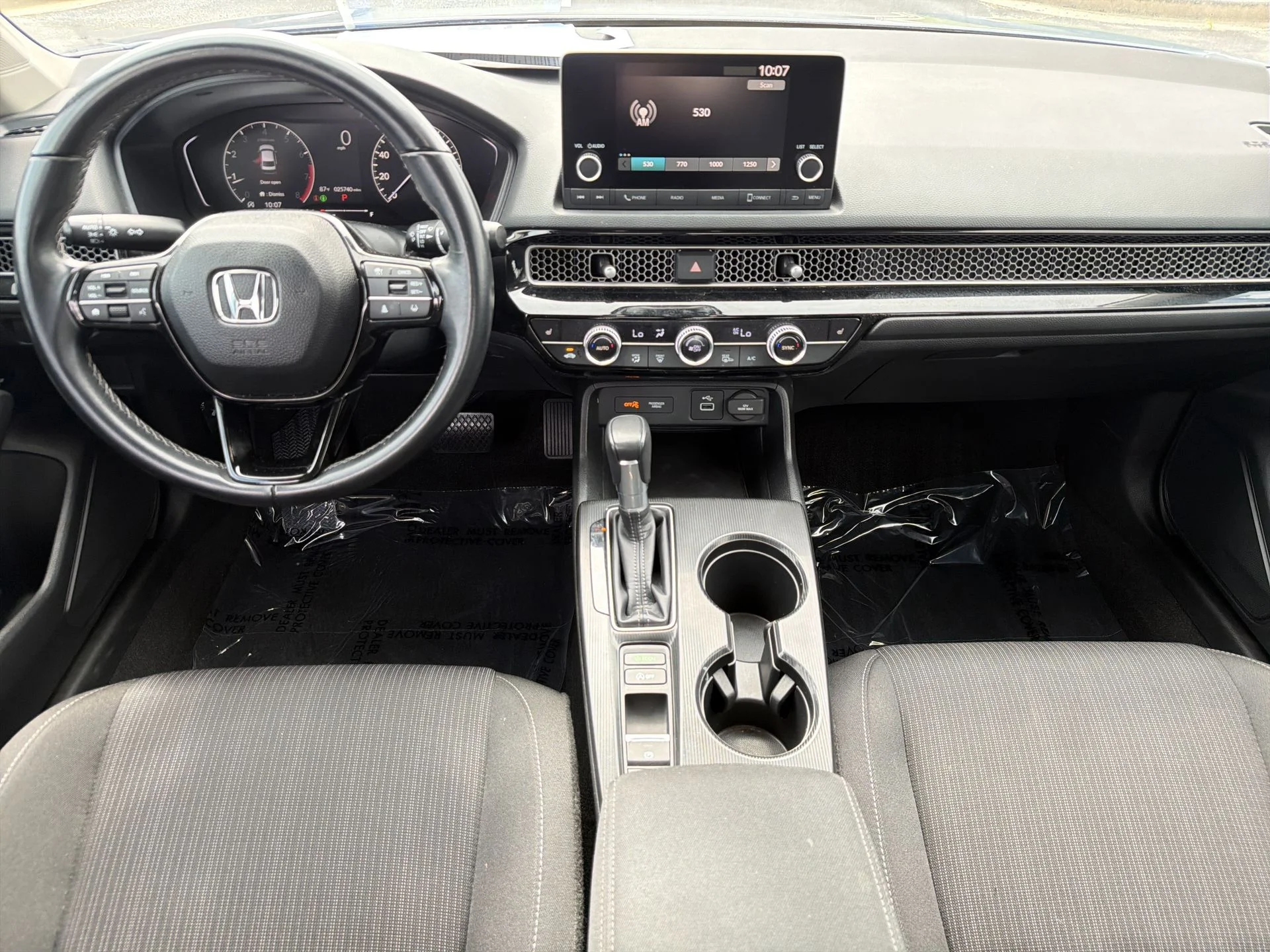 Certified Used 2024 Morning Mist Metallic Honda EX image 2