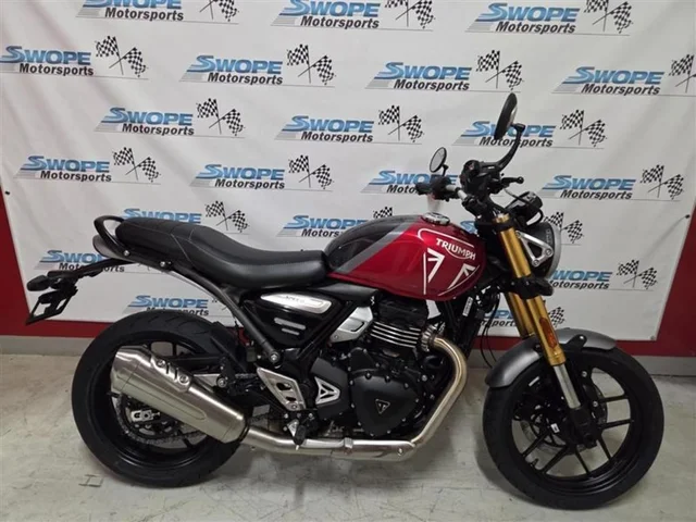 2026 Triumph Speed 400 Lava Red Gloss/Storm Grey Base