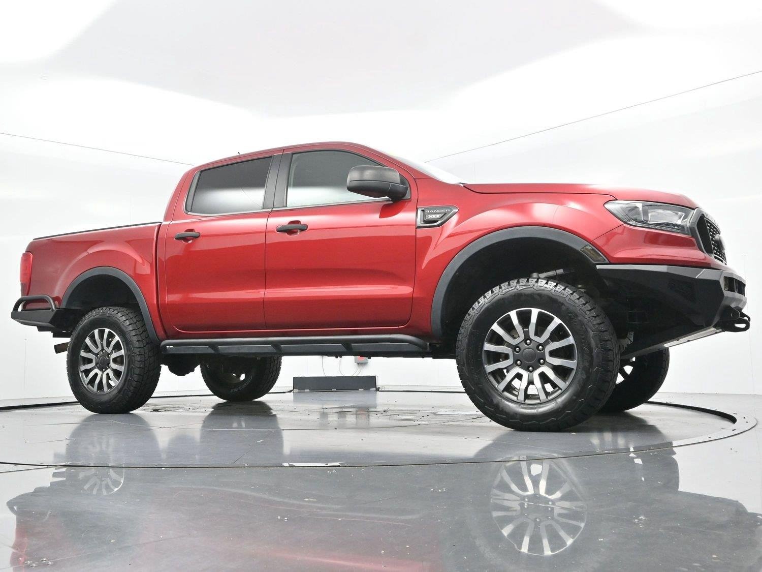 Used 2021 Rapid Red Metallic Tinted Clearcoat Ford XLT image 44