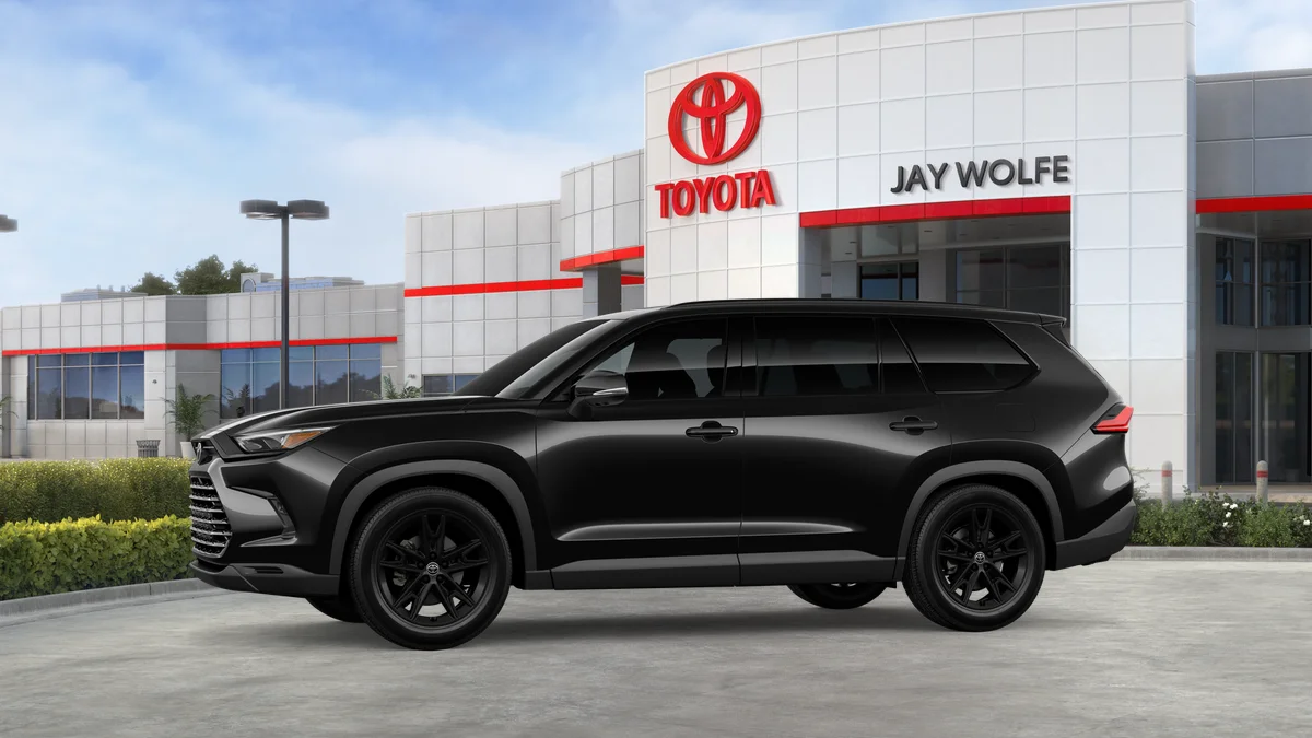 New 2026 Midnight Black Metallic Toyota Hybrid Nightshade image 3