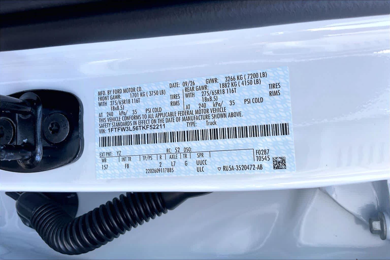 New 2026 Oxford White Ford XLT image 20