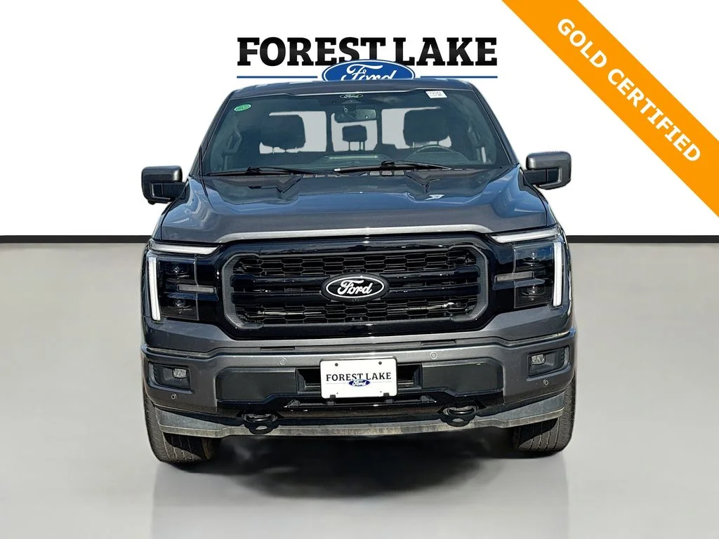 Certified 2025 Ford F-150 Lariat with VIN 1FTFW5LD9SFB00053 for sale in Forest Lake, Minnesota
