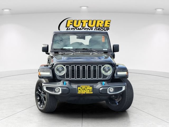 Used 2024 Black Jeep Sahara 4xe image 2