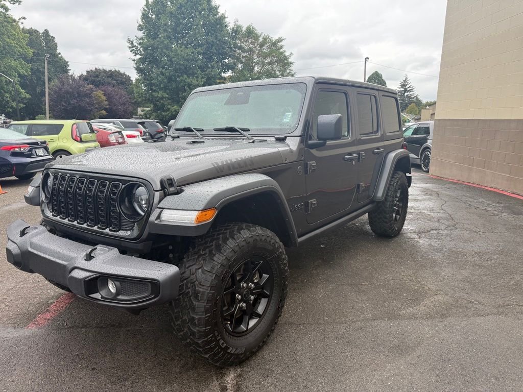 Used 2025 Granite Crystal Metallic Clearcoat Jeep Willys image 11