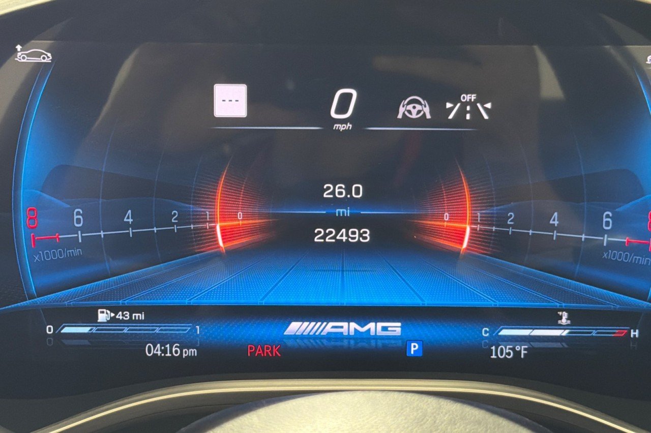 Certified Used 2022 MANUFAKTUR Alpine Grey Mercedes-Benz AMG® SL 55 image 27
