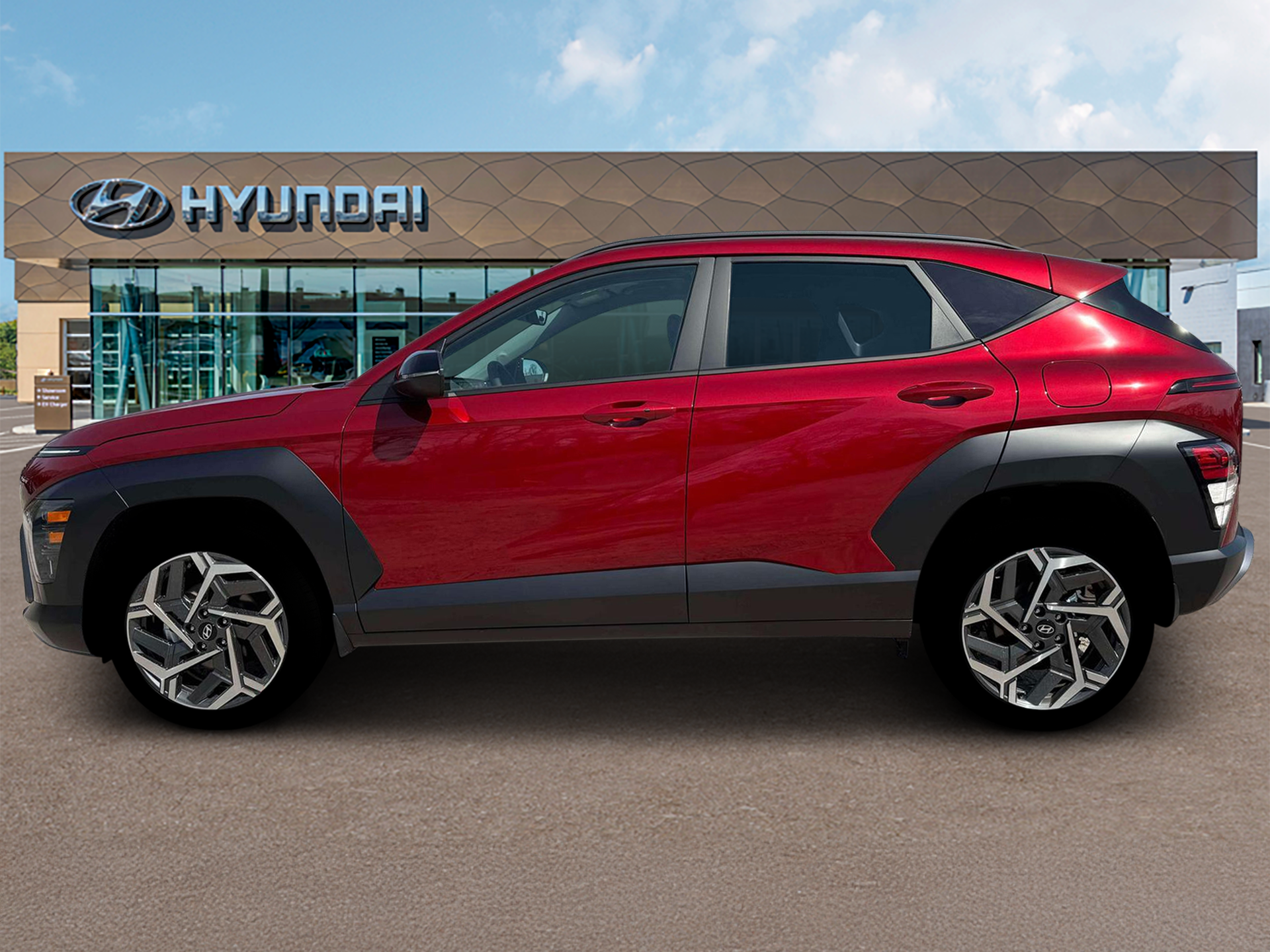 New 2026 Red Hyundai SEL Premium AWD image 3