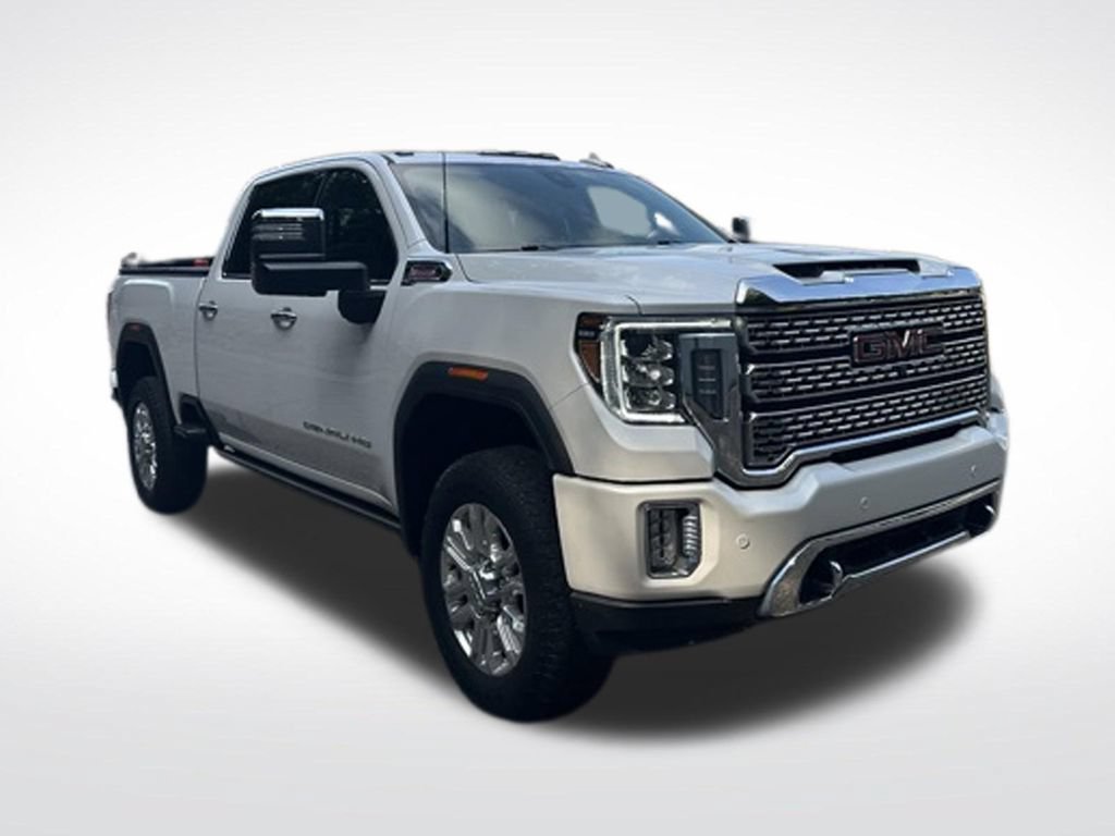 Used 2021 WHITE FROST TRICOAT GMC Denali image 8