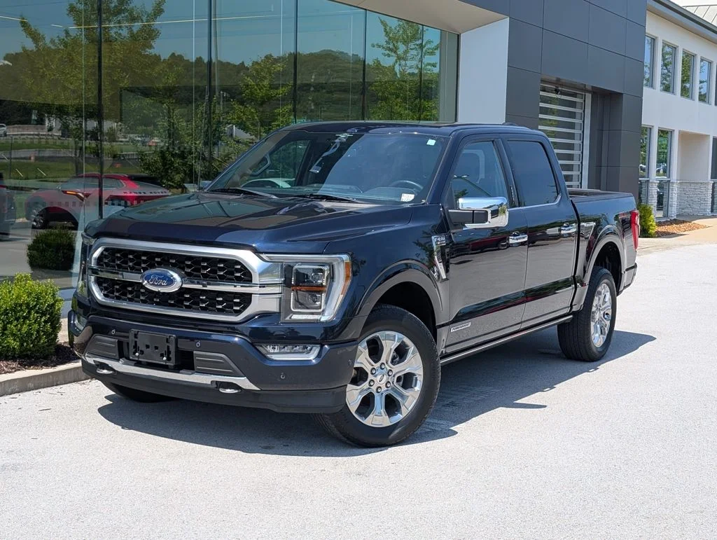 Used 2023 Blue Ford Platinum image 1