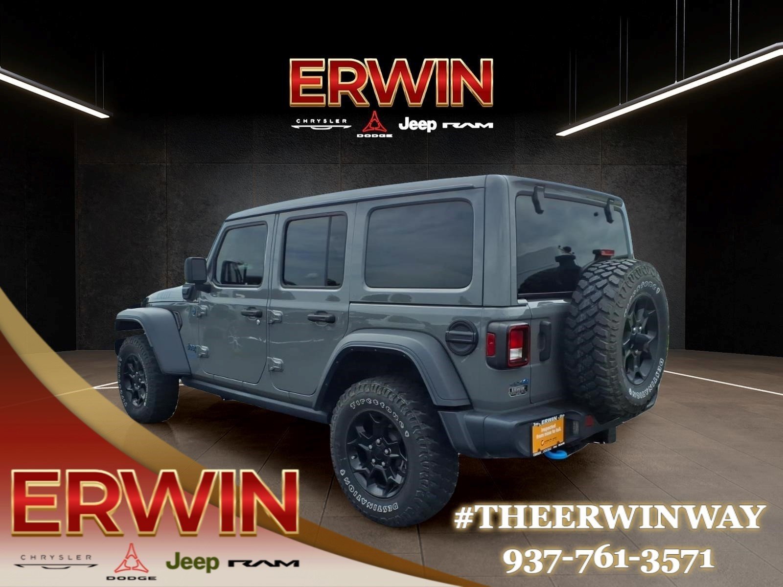 Certified Used 2023 Gray Jeep Willys 4xe image 5