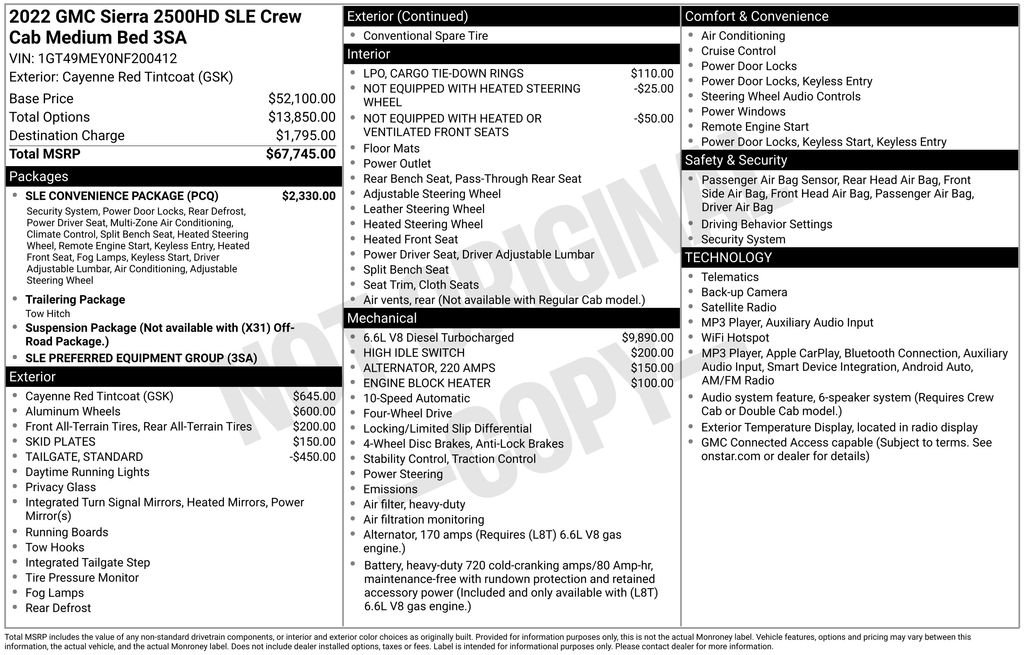 Used 2022 Red GMC SLE image 10