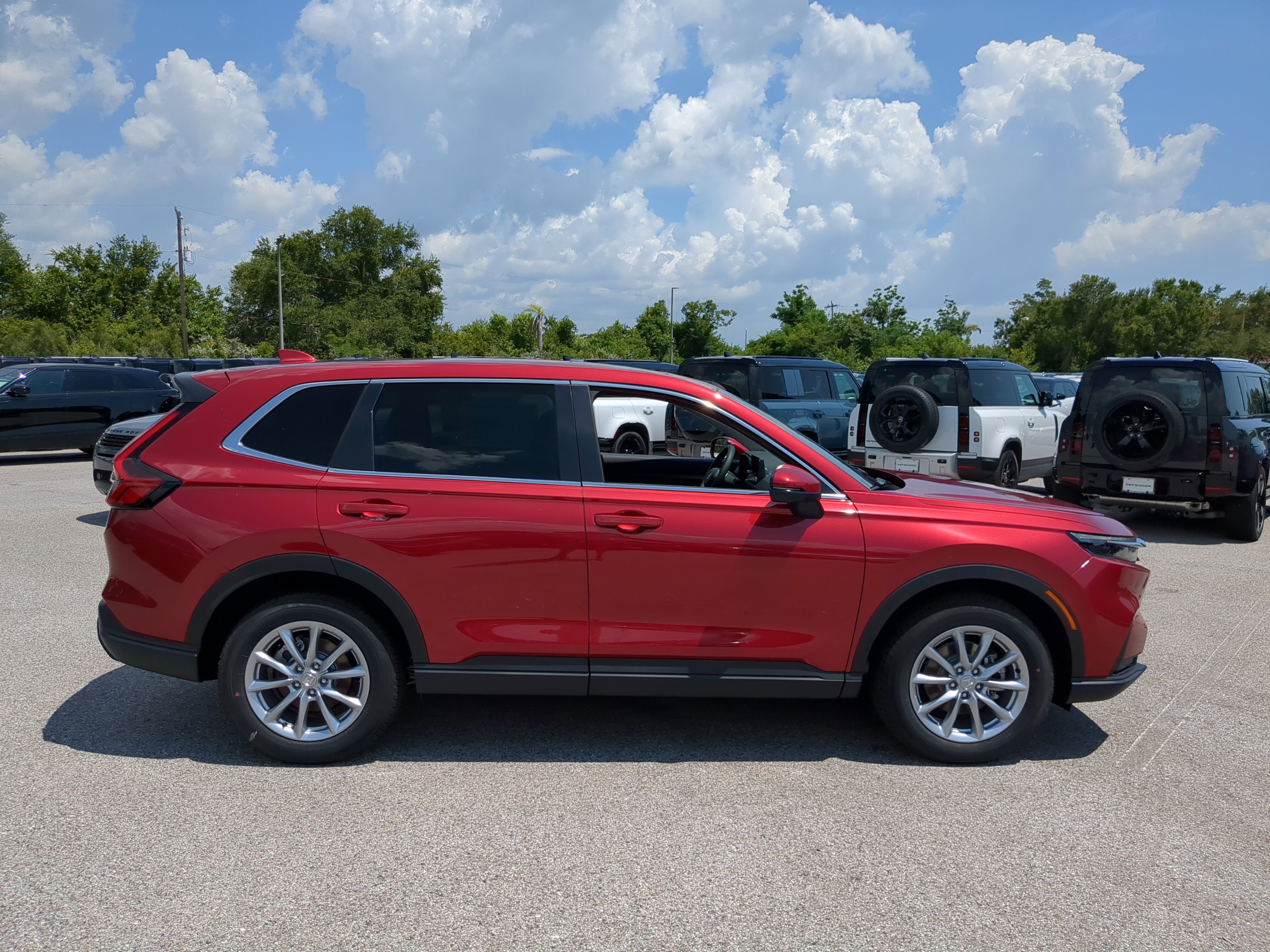 New 2026 Radiant Red Metallic Honda EX image 4