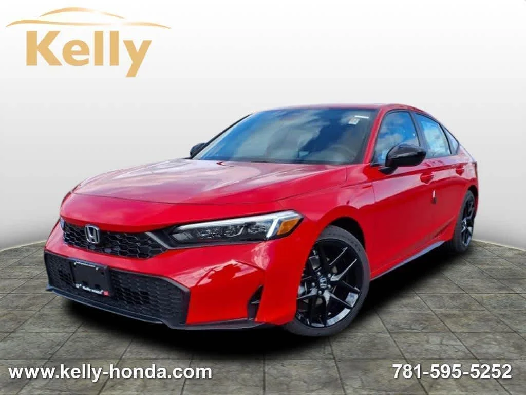 Rallye Red 2026 Honda Civic Hatchback Sport FWD Hatchback Front-Wheel Drive 