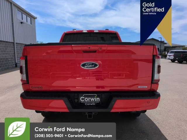 Certified Used 2021 Red Ford Lariat image 5