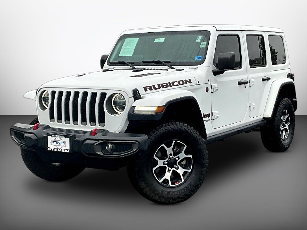 Used 2019 White Jeep Unlimited Rubicon image 3