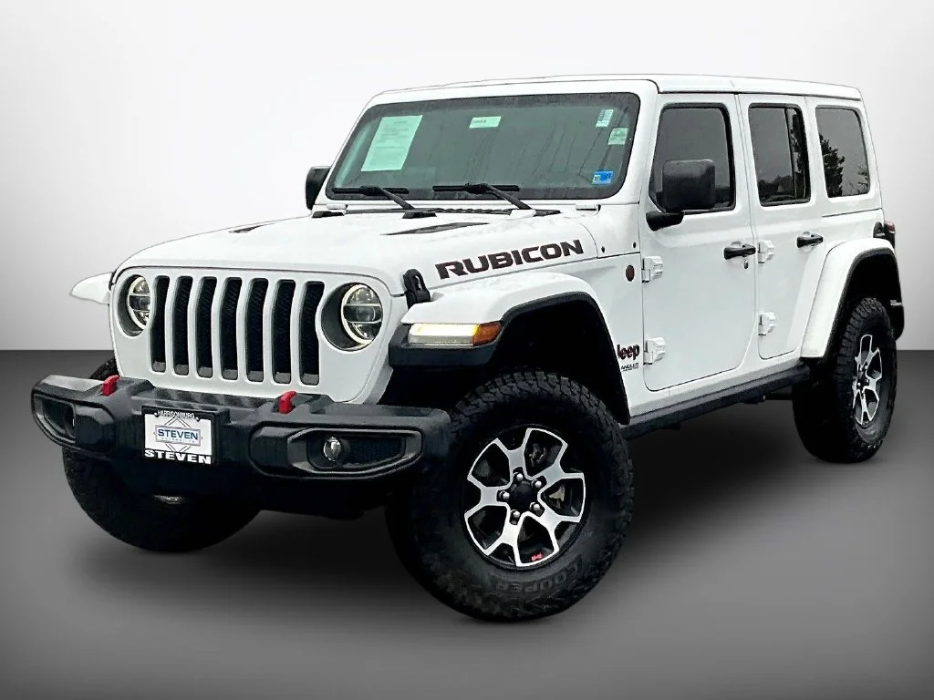 Used 2019 White Jeep Unlimited Rubicon image 3
