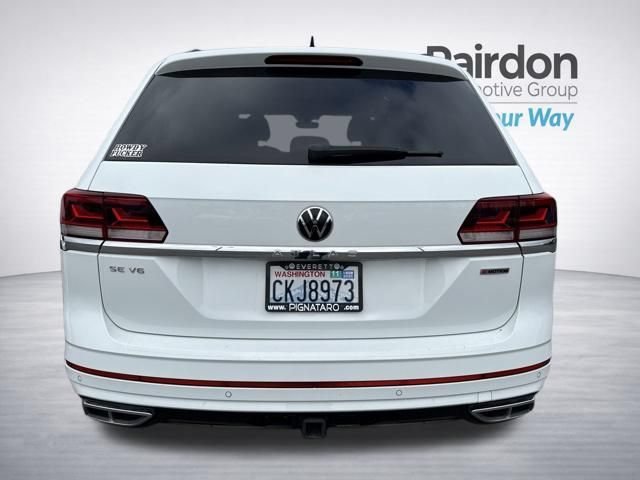 Used 2021 Pure White Volkswagen 3.6L V6 SE w/Technology R-Line image 12