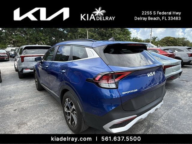 Certified Used 2025 Blue Kia EX image 3