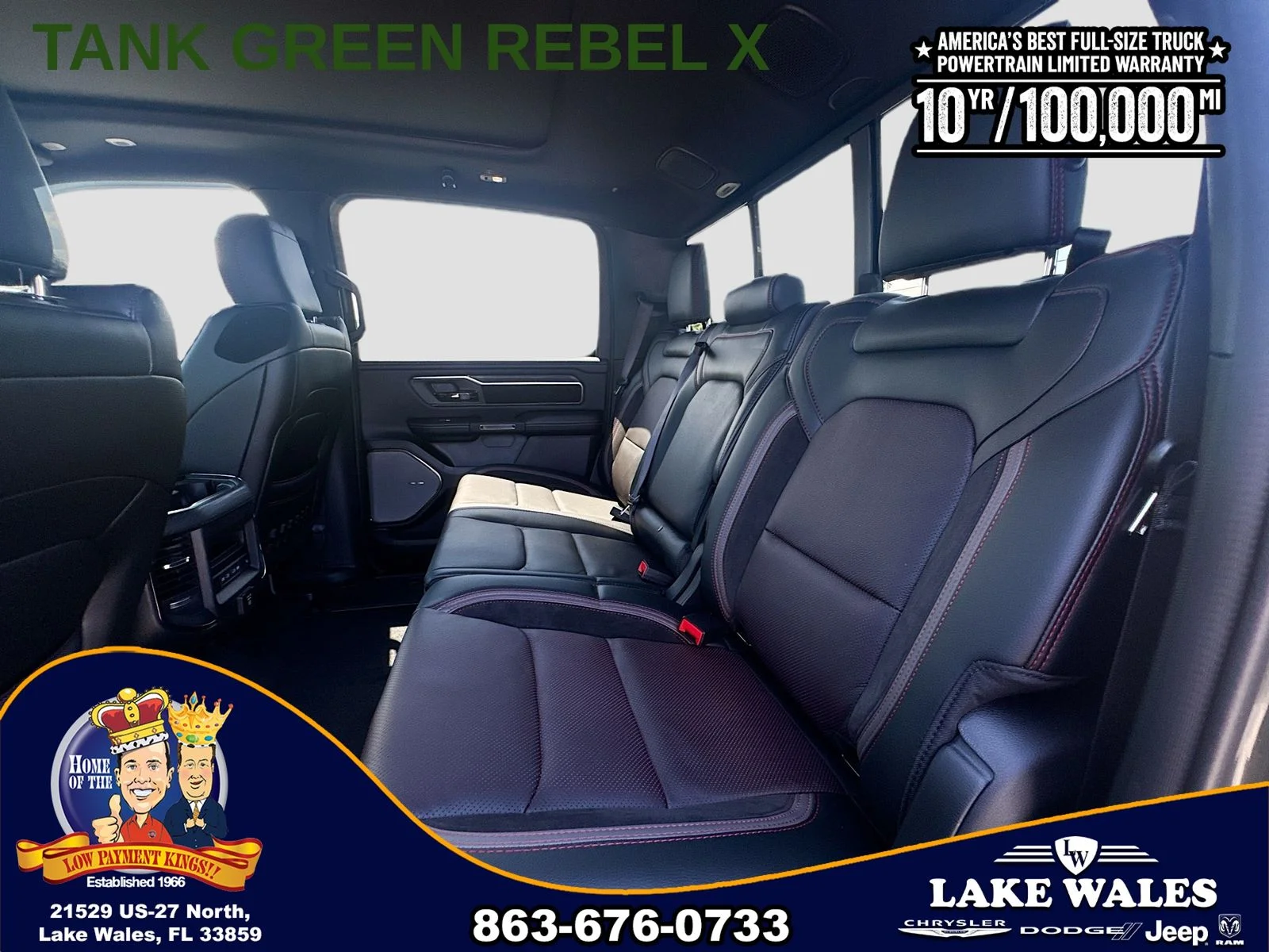 New 2026 Tank Exterior Paint RAM REBEL image 25