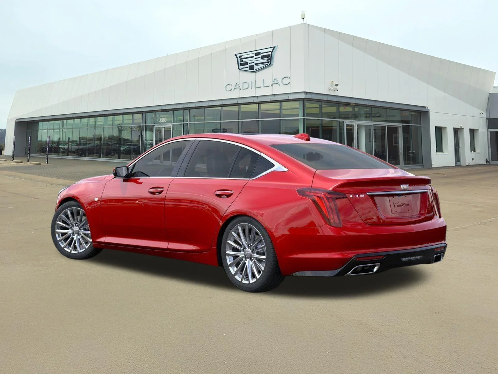 New 2026 Radiant Red Tintcoat Cadillac Premium Luxury image 3