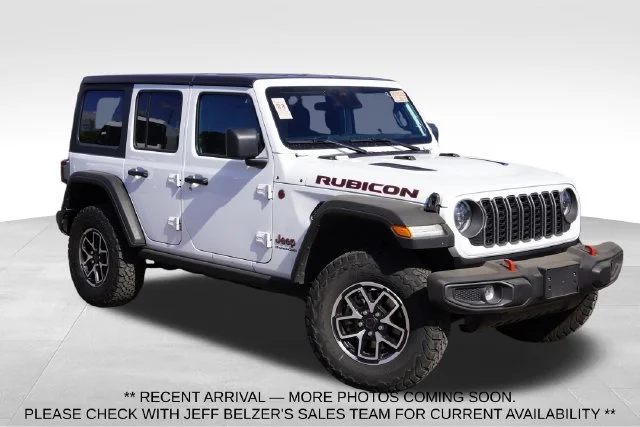 Certified Used 2025 White Jeep Rubicon image 1