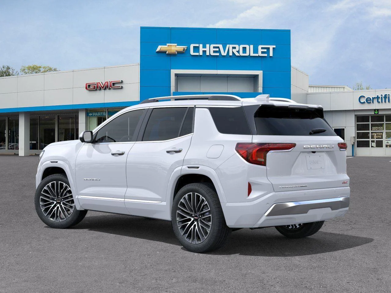 New 2027 Glacier White Tricoat GMC AWD Denali image 3