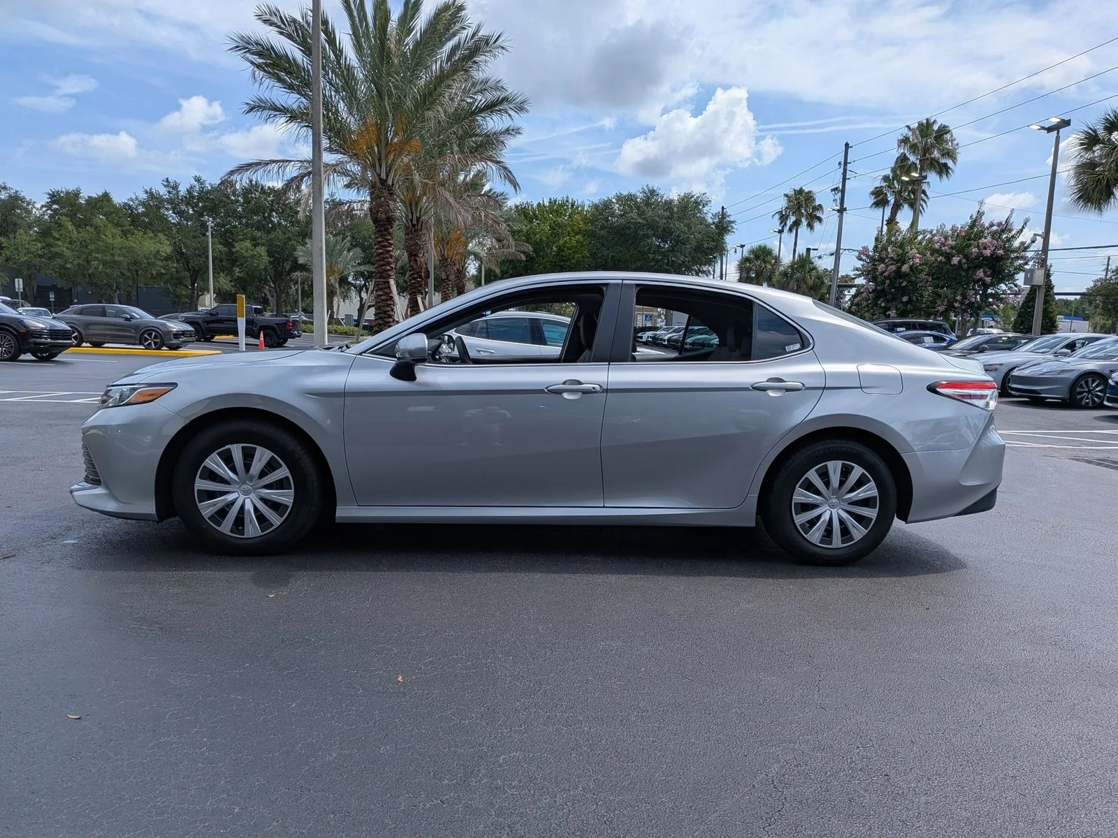 Used 2018 Celestial Silver Metallic Toyota L image 2