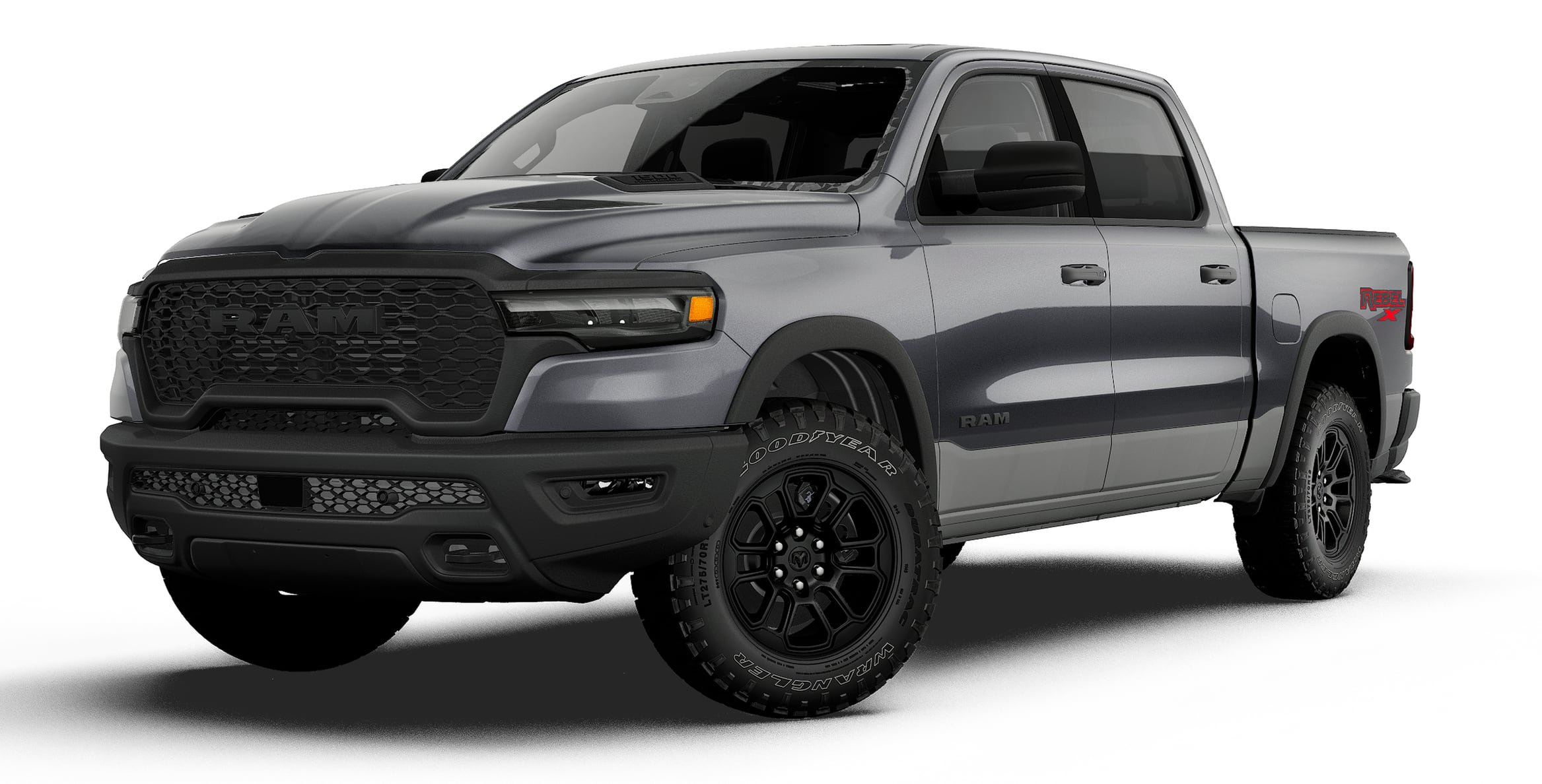 New 2027 Granite Crystal Metallic Clear-Coat Exterior Paint RAM REBEL image 1