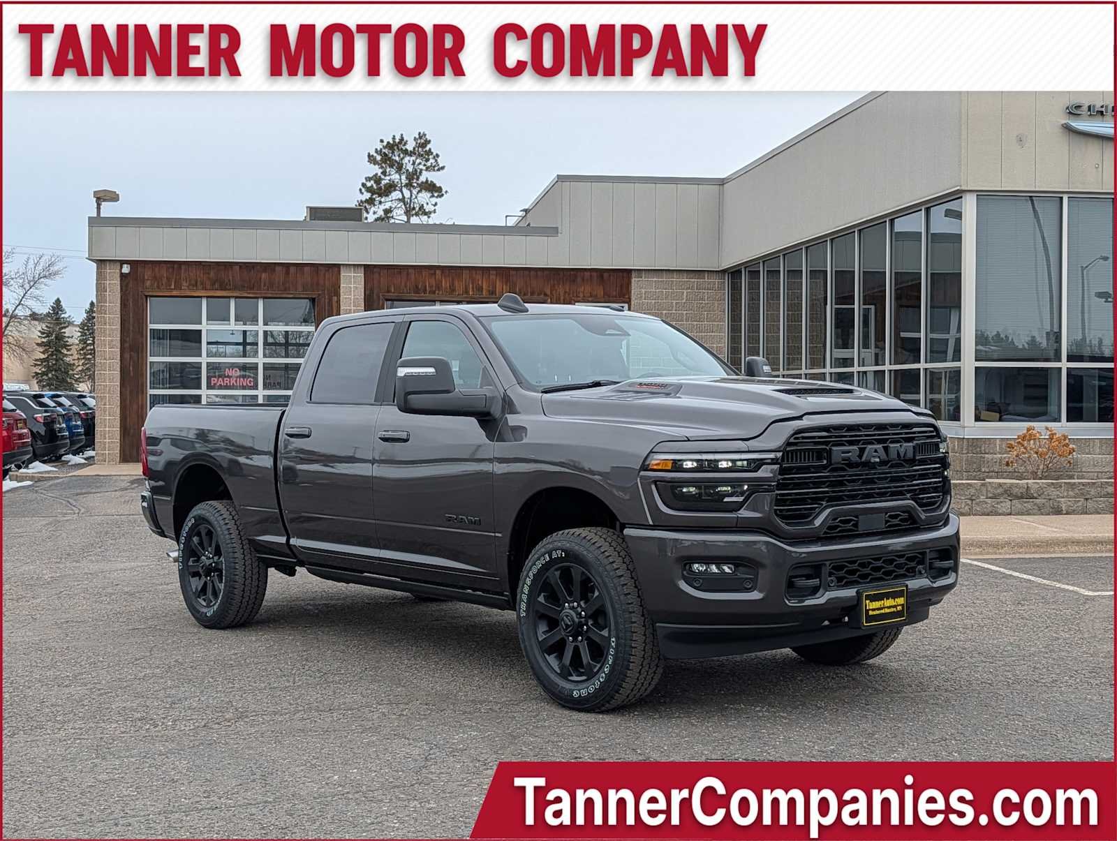 Granite Crystal Metallic Clear-Coat Exterior Paint 2026 RAM 3500 Laramie Crew Cab 4WD Pickup Truck Four-Wheel Drive