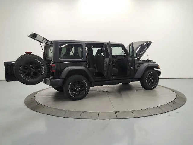 Used 2021 Black Clearcoat Jeep Unlimited Willys image 12