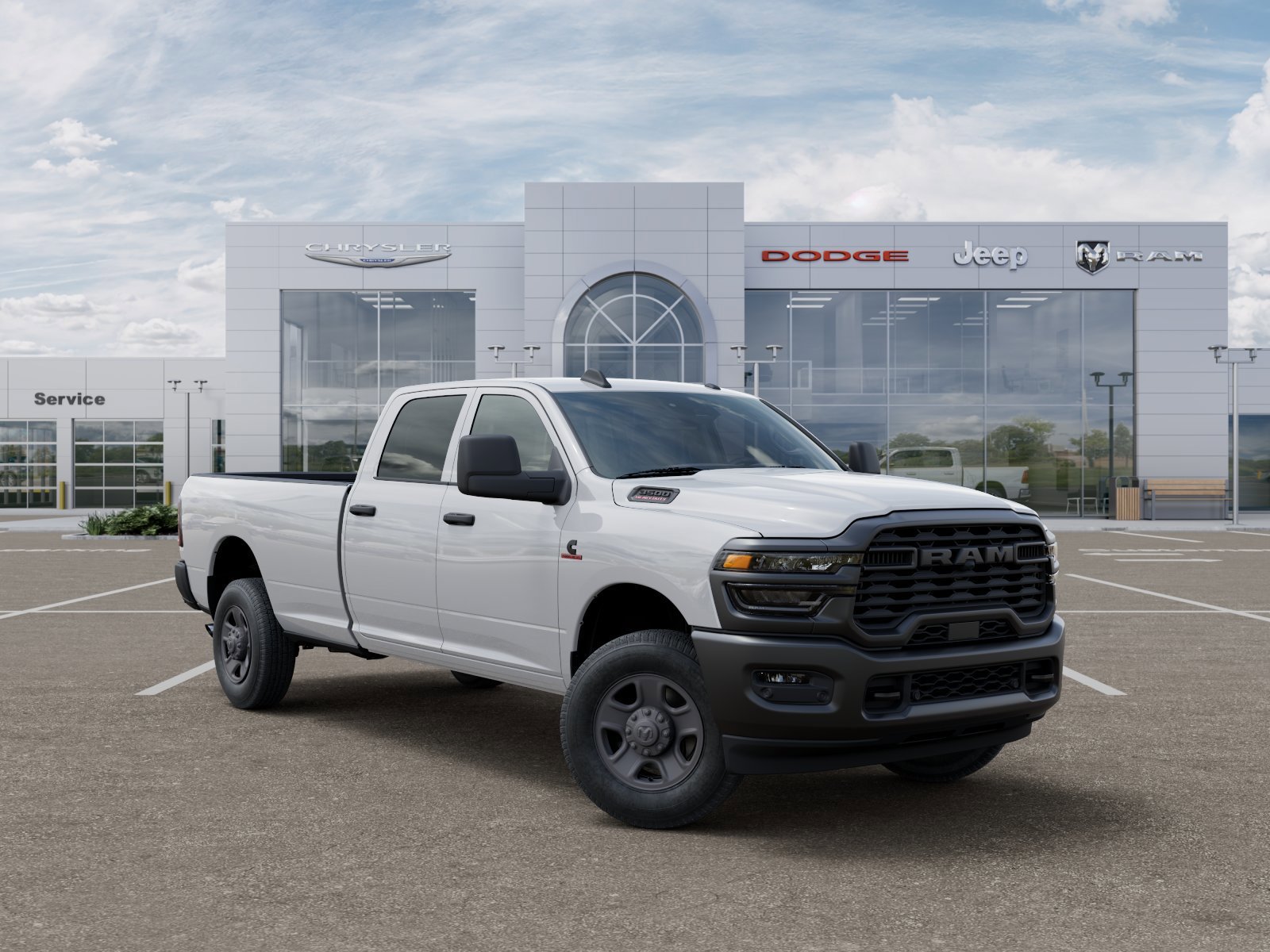 New 2026 Bright White Clear-Coat Exterior Paint RAM Tradesman image 5