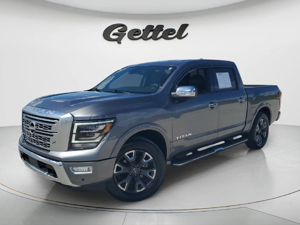 Used 2024 Gray Nissan Crew Cab Platinum Reserve 4x2 image 1