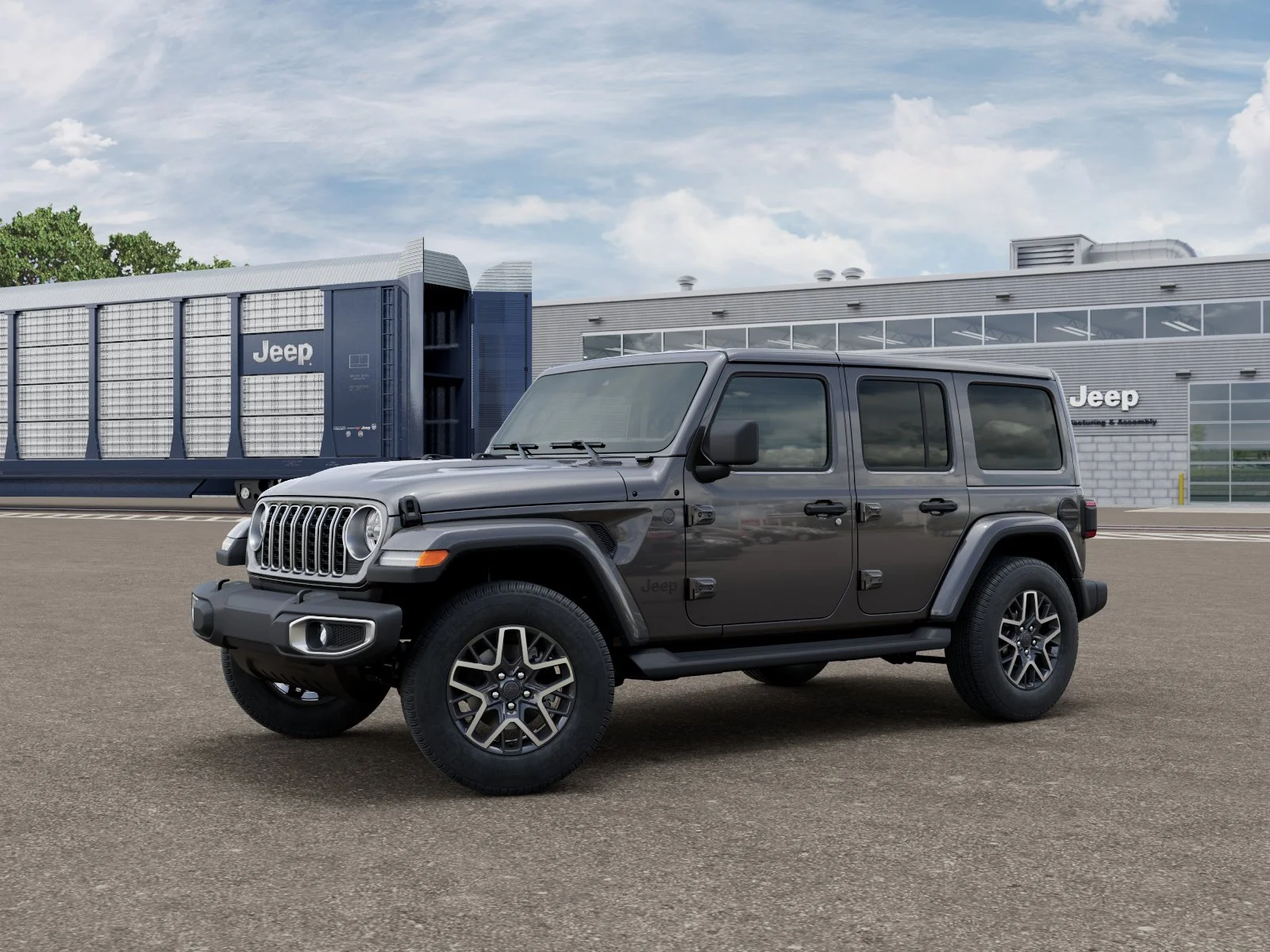 New 2027 Granite Crystal Metallic Clear-Coat Paint Jeep Sahara image 28